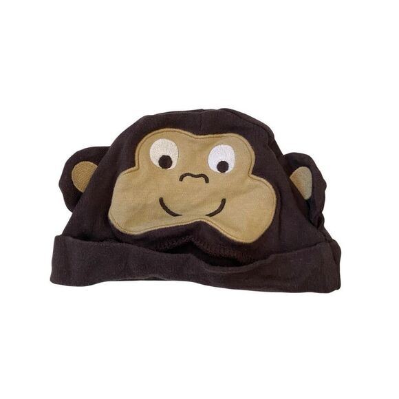 Lot of 4 Carters Monkey Baby Hat Pants Zip Up Hoodie One Piece 3 Months - Picture 7 of 10